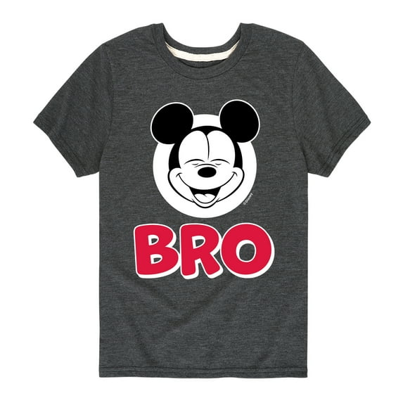Mickey And Friends - Sibling Tee - Mickey Bro - Youth Short Sleeve Graphic T-Shirt