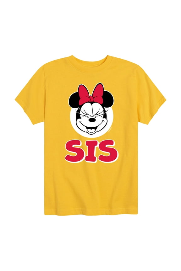 Mickey And Friends - Sibling Tee - Minnie Sis - Toddler And Youth Short Sleeve Graphic T-Shirt