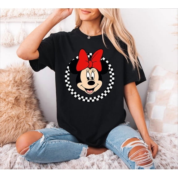 Mickey And Friends Squad, Daisy And Donald Duck Shirt, Chip Dale Matching, Disney Goofy, Minnie Family Trip, Black Tshirt