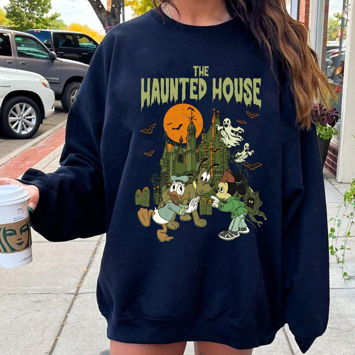 Mickey And Friends The Haunted House Haunted Mansion Sweatshirt