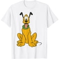 thumbnail image 1 of Mickey And Friends Traditional Pluto Portrait DTG Print Unisex T-Shirt,White Color,Size 3XL, 1 of 5
