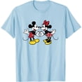 thumbnail image 1 of Mickey And Friends Valentine's Mickey & Minnie Heart DTG Print Unisex T-Shirt, 1 of 5