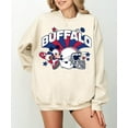 thumbnail image 1 of Mickey Buffalo Football Shirt and Sweatshirt | Buffalo Football Season Apparel |Disney Mickey Football Lover Sweatshirt and Shirt,Sand Color,Size L, 1 of 5