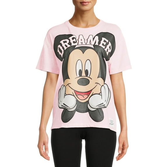 Mickey Cloud Wash Junior' T-Shirt