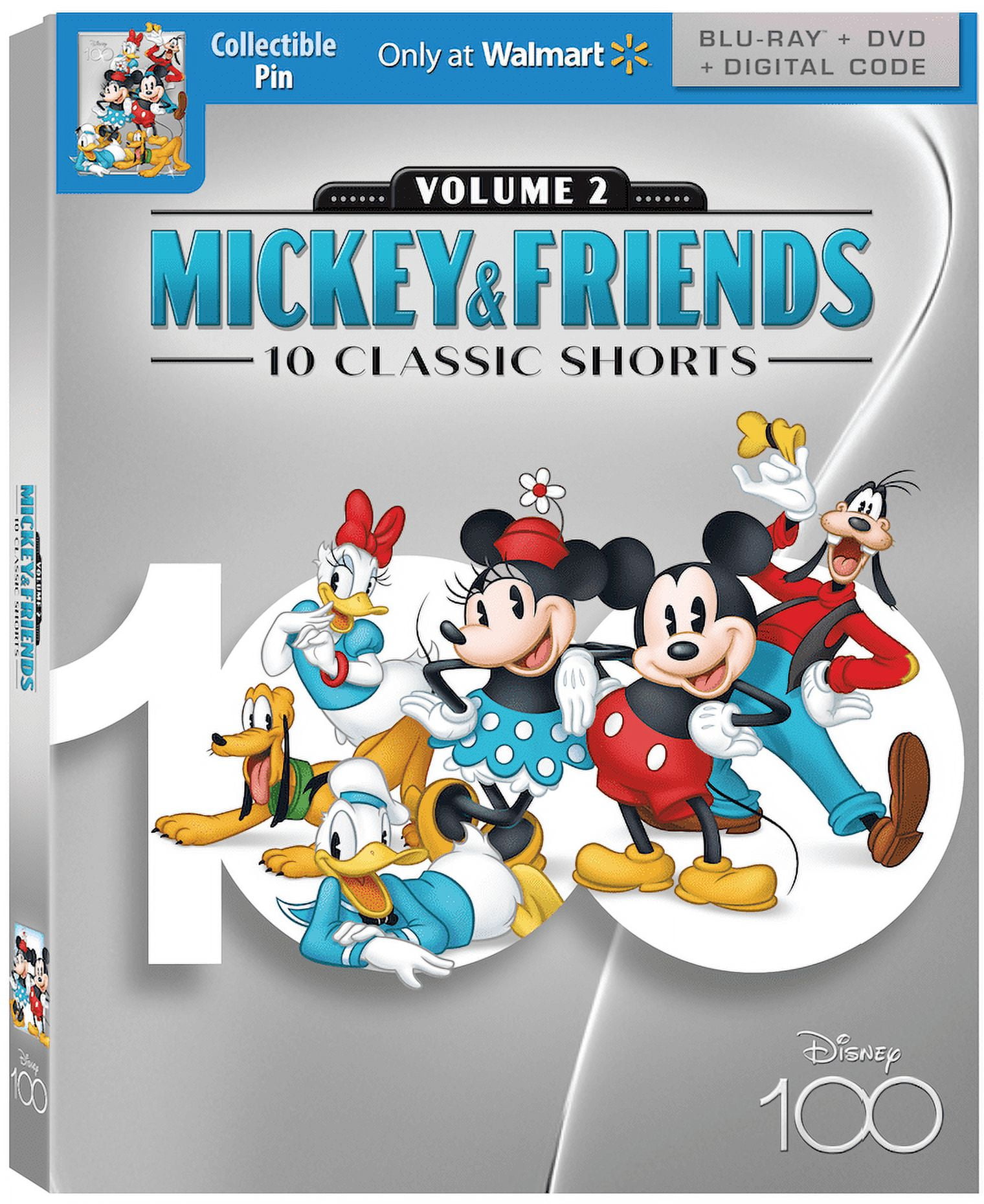 Mickey & Minnie - Disney100 Edition Walmart Exclusive (Blu-ray + DVD +  Digital Code)