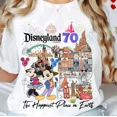 thumbnail image 1 of Mickey & Friends 70 Disneyland Shirt, Disney Park 70th Anniversary, 1 of 5