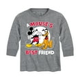 thumbnail image 1 of Mickey & Friends - A Mouse's Best Friend - Toddler And Youth Long Sleeve Graphic T-Shirt, 1 of 5