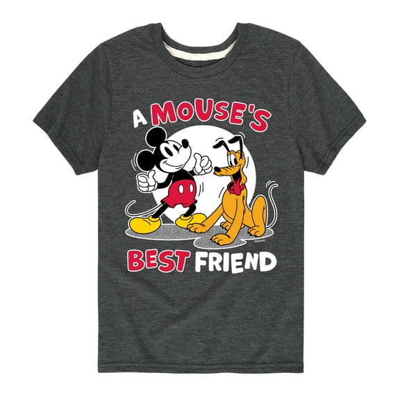 Mickey & Friends - A Mouse's Best Friend - Toddler And Youth Short Sleeve Graphic T-Shirt