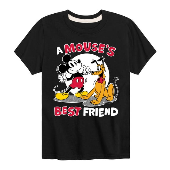 Mickey & Friends - A Mouse's Best Friend - Toddler And Youth Short Sleeve Graphic T-Shirt