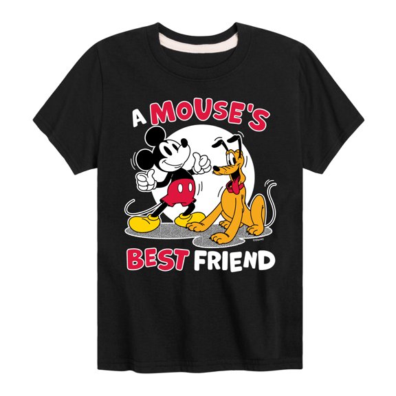 Mickey & Friends - A Mouse's Best Friend - Toddler And Youth Short Sleeve Graphic T-Shirt