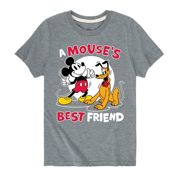Mickey & Friends - A Mouse's Best Friend - Toddler And Youth Short Sleeve Graphic T-Shirt