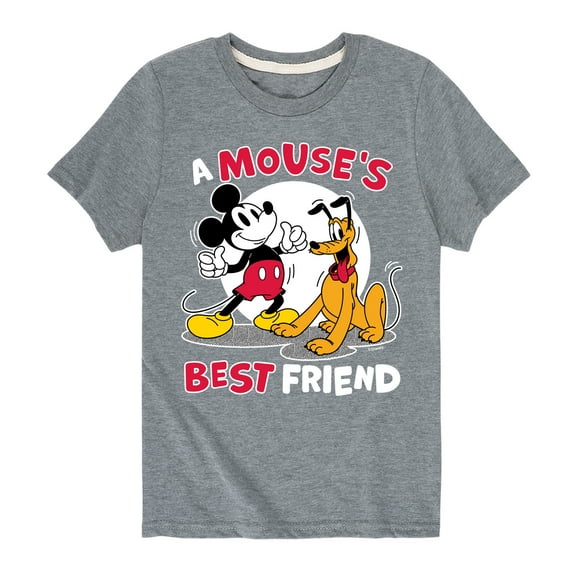 Mickey & Friends - A Mouse's Best Friend - Toddler And Youth Short Sleeve Graphic T-Shirt