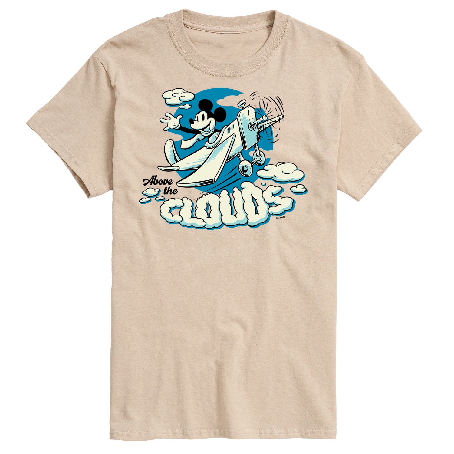 Mickey & Friends - Above The Clouds - Men's Short Sleeve Graphic T-Shirt 