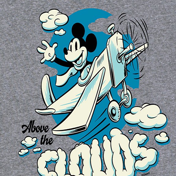 Mickey & Friends - Above The Clouds - Women's Short Sleeve Graphic T-Shirt