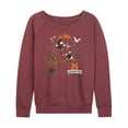 thumbnail image 1 of Mickey & Friends - Adventure Map - Women's Lightweight French Terry Long Sleeve Shirt, 1 of 5