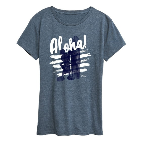 Mickey & Friends - Aloha - Women's Short Sleeve Graphic T-Shirt
