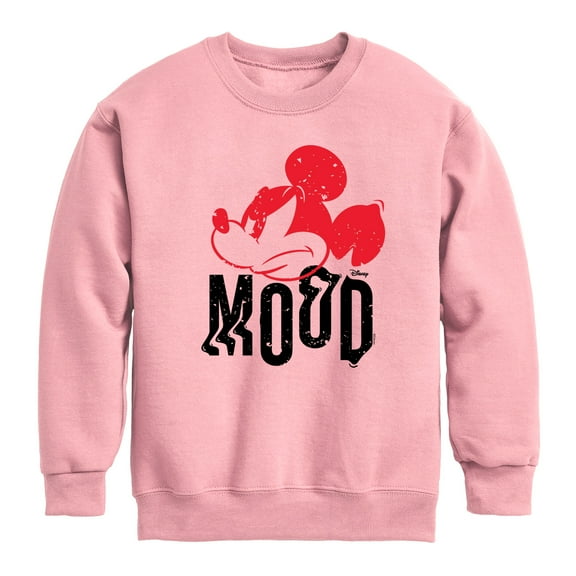 Disney - Mickey & Friends - Angry Mickey - Mood - Toddler And Youth Long Sleeve Graphic T-Shirt