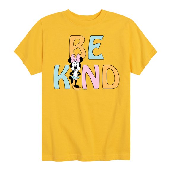 Mickey & Friends - Be Kind - Toddler And Youth Short Sleeve Graphic T-Shirt