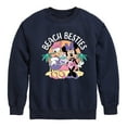 thumbnail image 1 of Mickey & Friends - Beach Besties - Toddler And Youth Crewneck Fleece Sweatshirt, 1 of 5