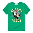 thumbnail image 1 of Mickey & Friends - Beachy Vibes - Toddler And Youth Short Sleeve Graphic T-Shirt, 1 of 5