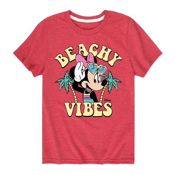 Mickey & Friends - Beachy Vibes - Toddler And Youth Short Sleeve Graphic T-Shirt