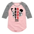 thumbnail image 1 of Mickey & Friends - Best Buds - Toddler And Youth Girls Raglan Graphic T-Shirt, 1 of 5