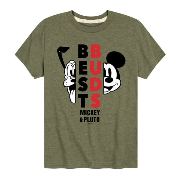 Mickey & Friends - Best Buds - Toddler And Youth Short Sleeve Graphic T-Shirt