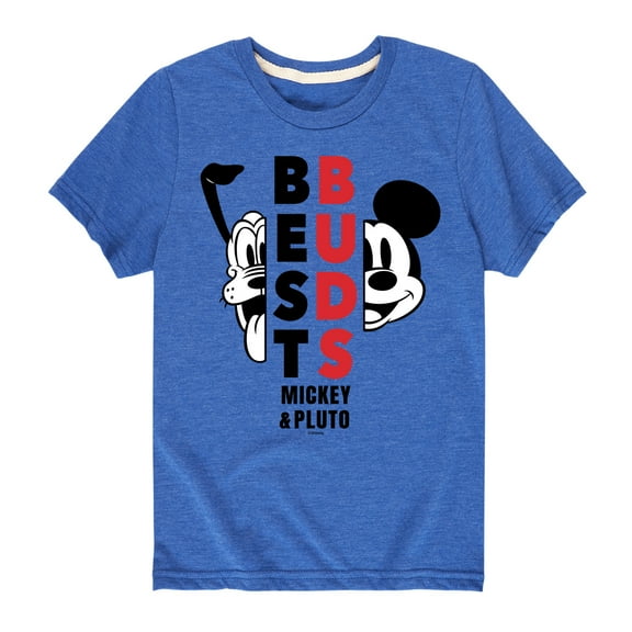 Mickey & Friends - Best Buds - Toddler And Youth Short Sleeve Graphic T-Shirt
