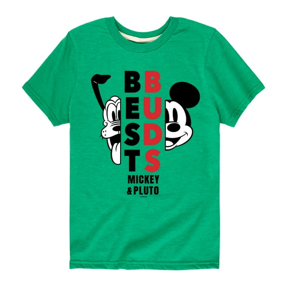 Mickey & Friends - Best Buds - Toddler And Youth Short Sleeve Graphic T-Shirt