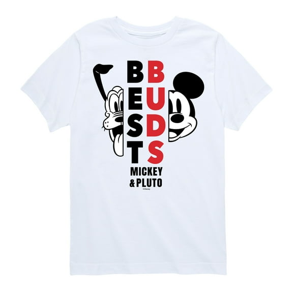Mickey & Friends - Best Buds - Toddler And Youth Short Sleeve Graphic T-Shirt