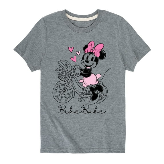 Mickey & Friends - Bike Babe - Toddler And Youth Short Sleeve Graphic T-Shirt