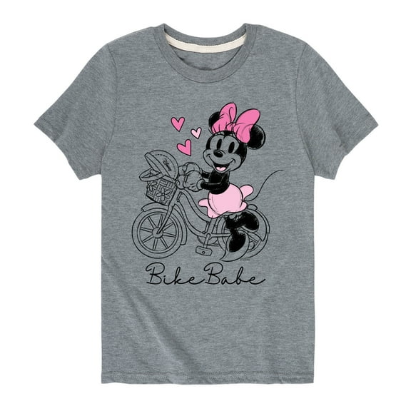 Mickey & Friends - Bike Babe - Toddler And Youth Short Sleeve Graphic T-Shirt