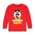 thumbnail image 1 of Mickey & Friends - Birthday Boy Spotlight - Youth Long Sleeve Graphic T-Shirt, 1 of 5