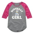 thumbnail image 1 of Mickey & Friends - Birthday Girl Daisy - Toddler And Youth Girls Raglan Graphic T-Shirt, 1 of 4