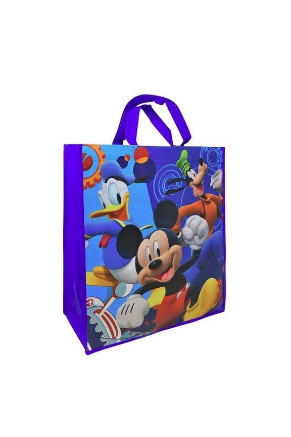 Mickey & Friends Blue Large Non Woven Tote Bag