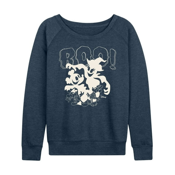 Mickey & Friends - Boo - Women's Lightweight French Terry Long Sleeve Shirt