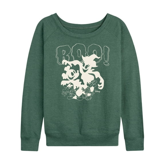 Mickey & Friends - Boo - Women's Lightweight French Terry Long Sleeve Shirt