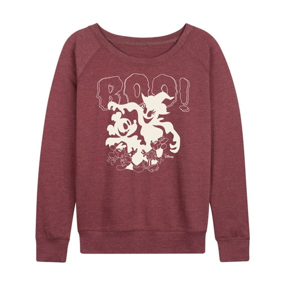 Mickey & Friends - Boo - Women's Lightweight French Terry Long Sleeve Shirt