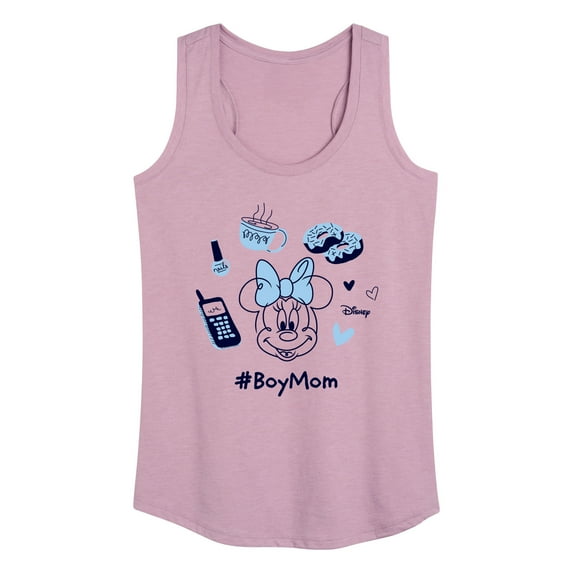 Mickey & Friends - Boy Mom Minnie - Women's Racerback Tank Top
