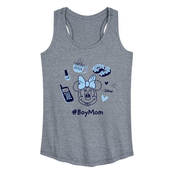 Mickey & Friends - Boy Mom Minnie - Women's Racerback Tank Top