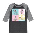 thumbnail image 1 of Mickey & Friends - Breathe Chill Relax Calm - Toddler And Youth Raglan Graphic T-Shirt, 1 of 1