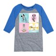 thumbnail image 1 of Mickey & Friends - Breathe Chill Relax Calm - Toddler And Youth Raglan Graphic T-Shirt, 1 of 1