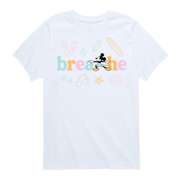 Mickey & Friends - Breathe Mickey - Toddler And Youth Short Sleeve Graphic T-Shirt