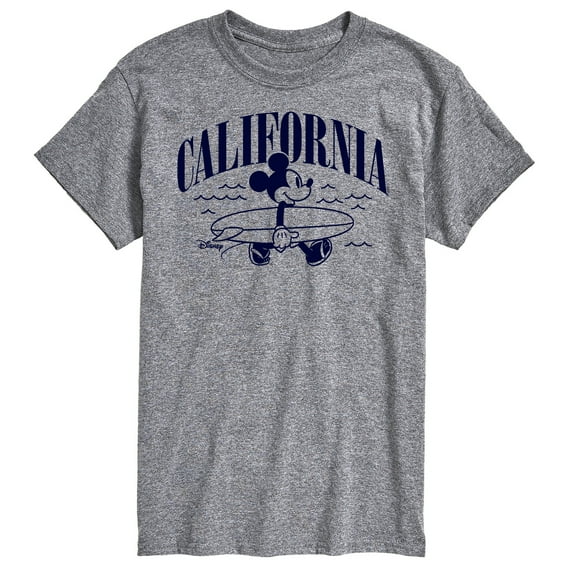 Mickey & Friends - California Mickey - Men's Short Sleeve Graphic T-Shirt