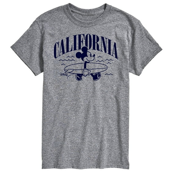 Mickey & Friends - California Mickey - Men's Short Sleeve Graphic T-Shirt