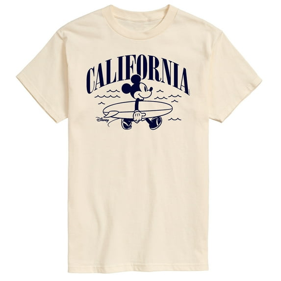 Mickey & Friends - California Mickey - Men's Short Sleeve Graphic T-Shirt