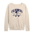 thumbnail image 1 of Mickey & Friends - California Mickey - Women's Lightweight French Terry Long Sleeve Shirt, 1 of 5
