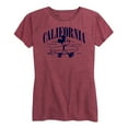 thumbnail image 1 of Mickey & Friends - California Mickey - Women's Short Sleeve Graphic T-Shirt, 1 of 5