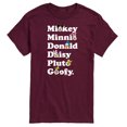 thumbnail image 1 of Mickey & Friends - Character Logo - Men's Short Sleeve Graphic T-Shirt, 1 of 5