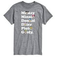 thumbnail image 1 of Mickey & Friends - Character Logo - Men's Short Sleeve Graphic T-Shirt, 1 of 5